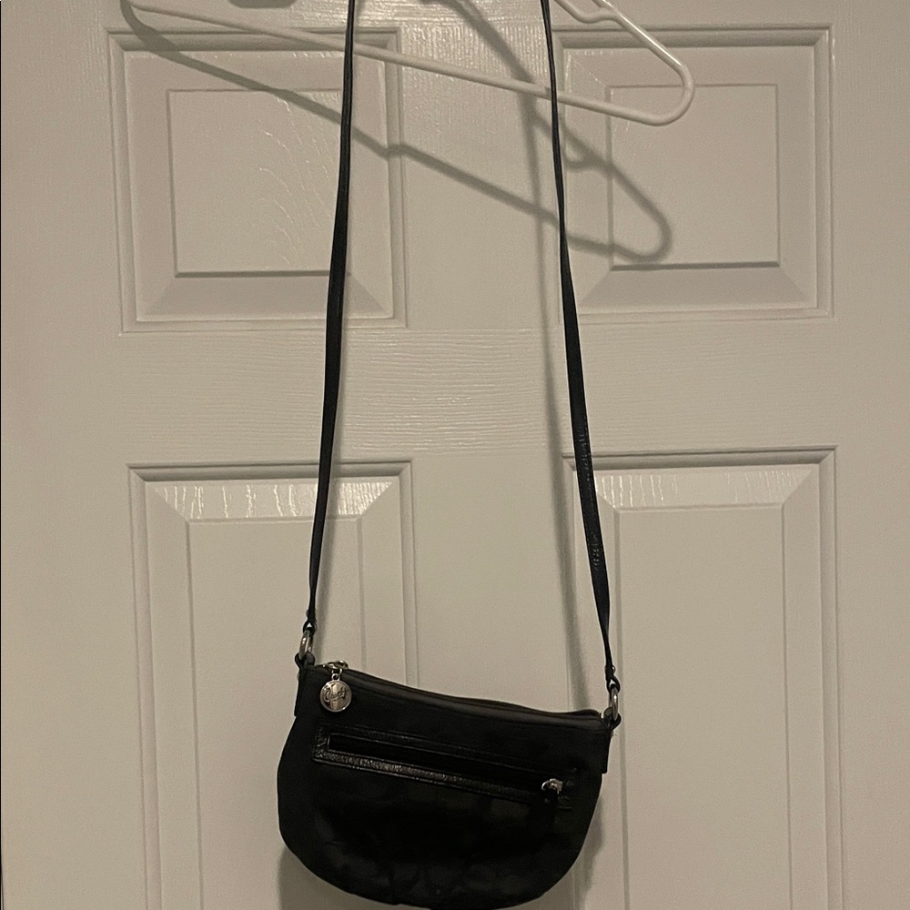 Black coach Crossbody Bag